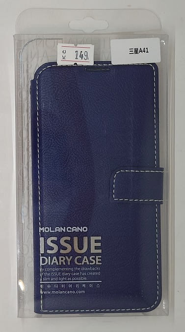 Pouzdro Molan Cano pro Samsung A41 knížka - modré
