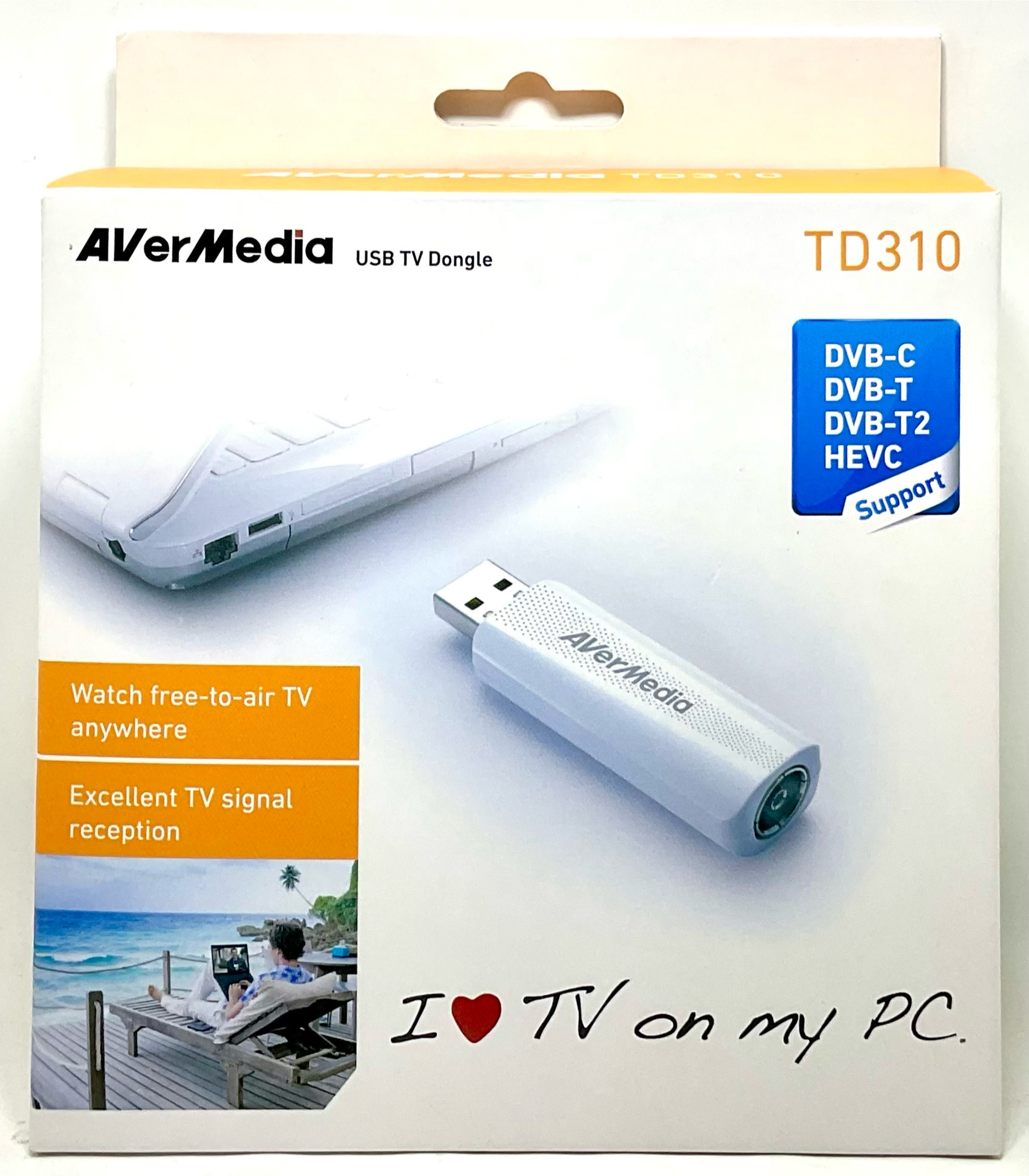 USB TV tuner AVerMedia TD310 - rozbaleno