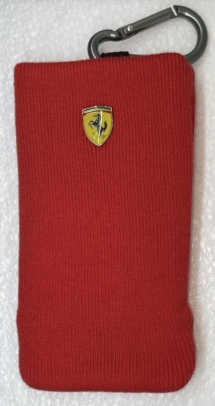 Pouzdro Ferrari látkové červené