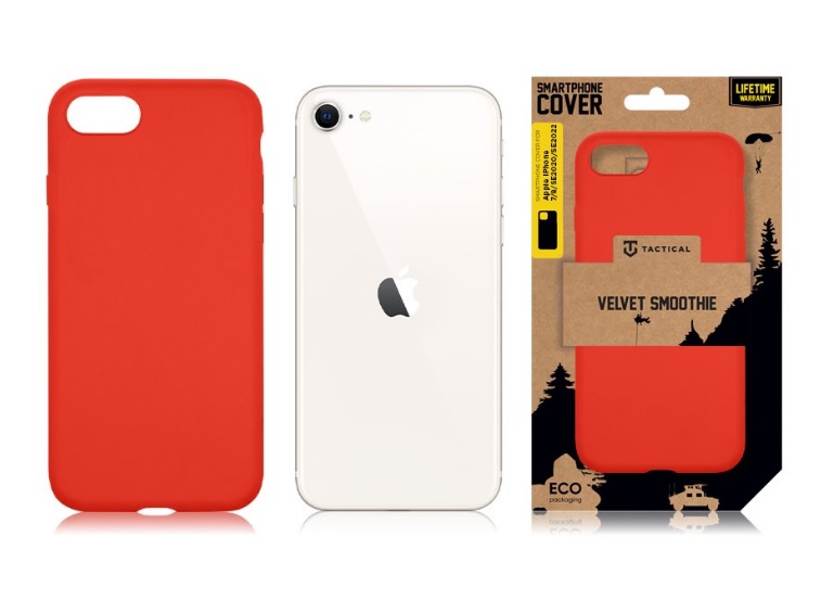 Kryt Tactical pro iPhone 7/8/SE2020/SE2022 Velvet Smoothie - Chilli