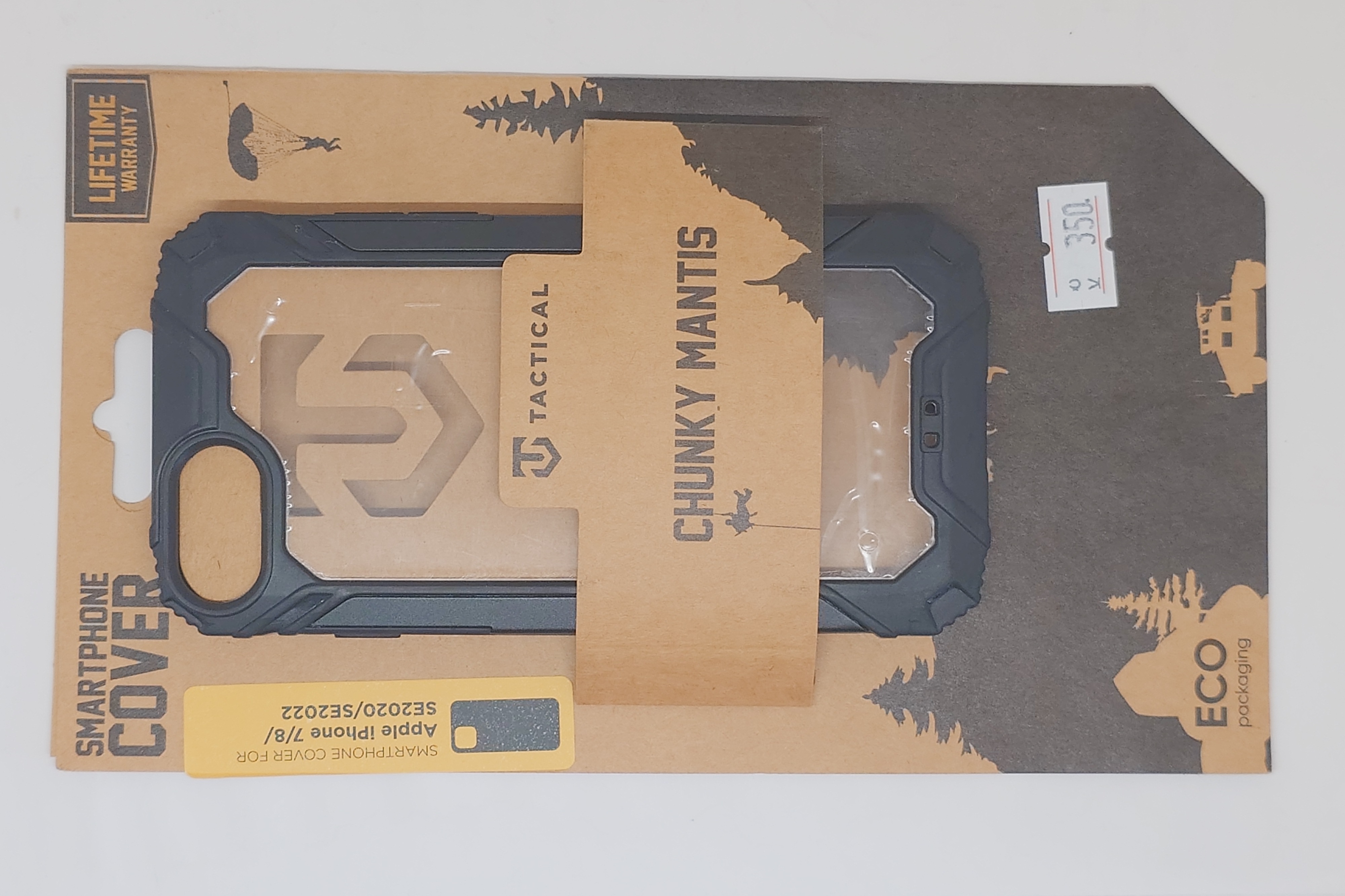 Kryt Tactical pro iPhone 7/8/SE2020/SE2022 Chunky Matis černý/průhledný