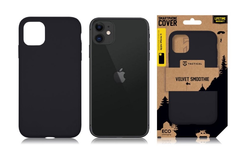 Kryt Tactical pro iPhone 11 Velvet Smoothie - Asphalt