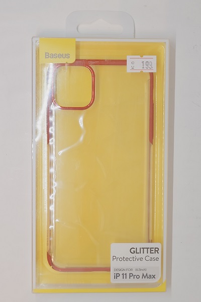 Kryt Baseus pro iPhone 11 Pro Max červený/průhledný