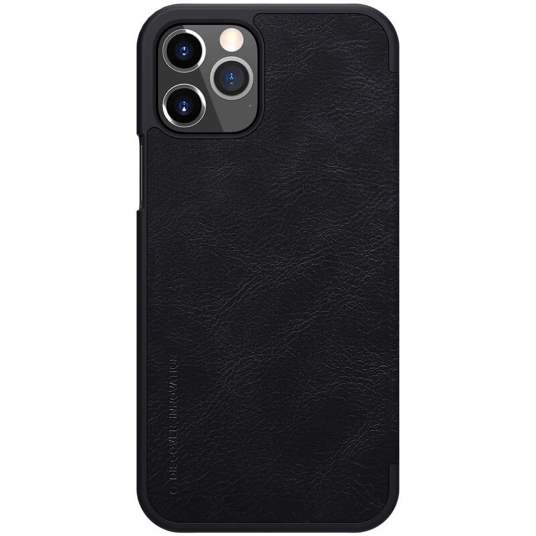 Pouzdro Nillkin pro iPhone 12/12 Pro Qin Leather Case Black