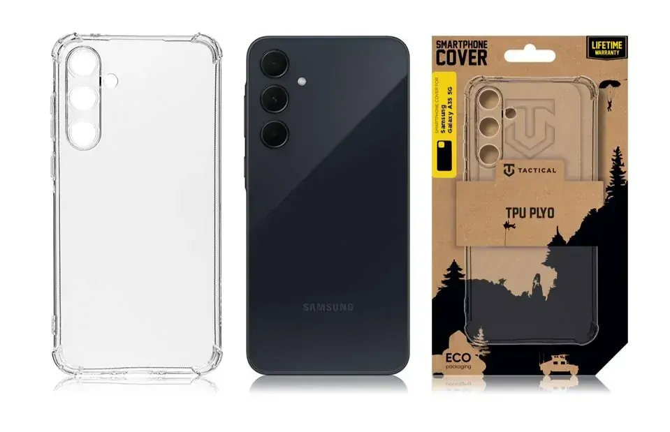 Kryt Tactical TPU Plyo pro Samsung A35 5G Trasparent