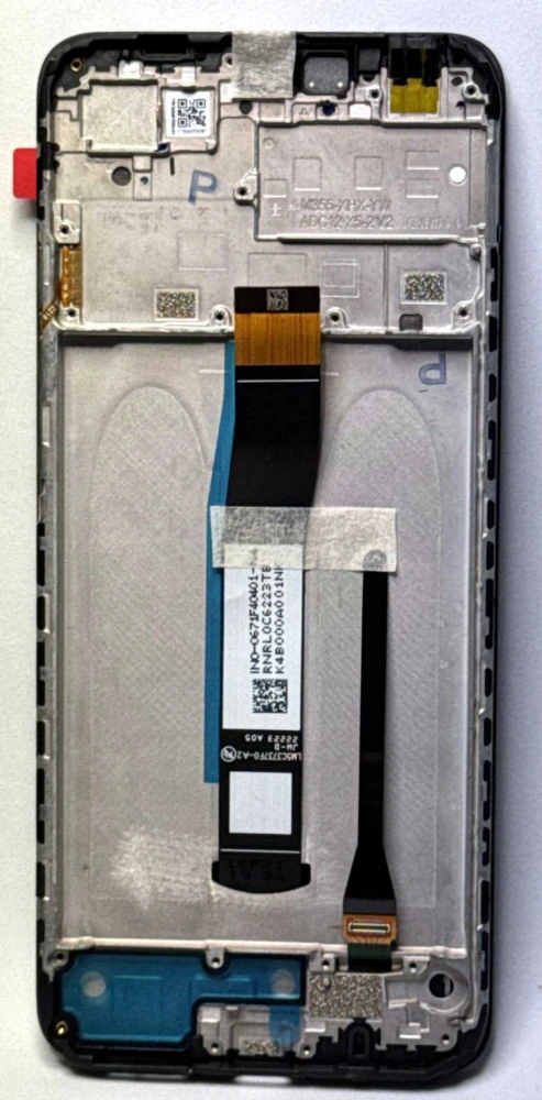 Xiaomi Redmi Note 10C displej + dotyková plocha včetně předního krytu Black Service Pack