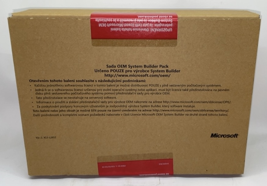 OS Windows XP nové - neaktivované - OEM