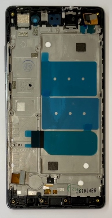 Huawei P8 Lite displej + dotyková plocha včetně předního krytu Black