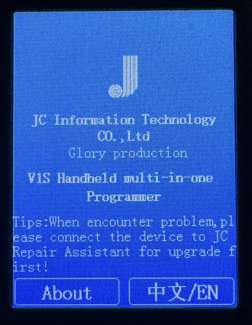 JC V1S - Multifunkční Programátor JCID-V1S bez modulů - použitý