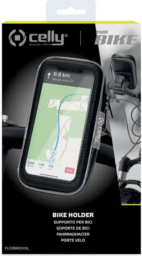 Držák telefonu na kolo - Celly Bike Pro XXXL