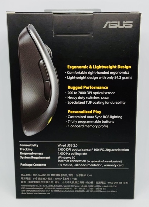 Herní myš ASUS P305 TUF GAMING M3 