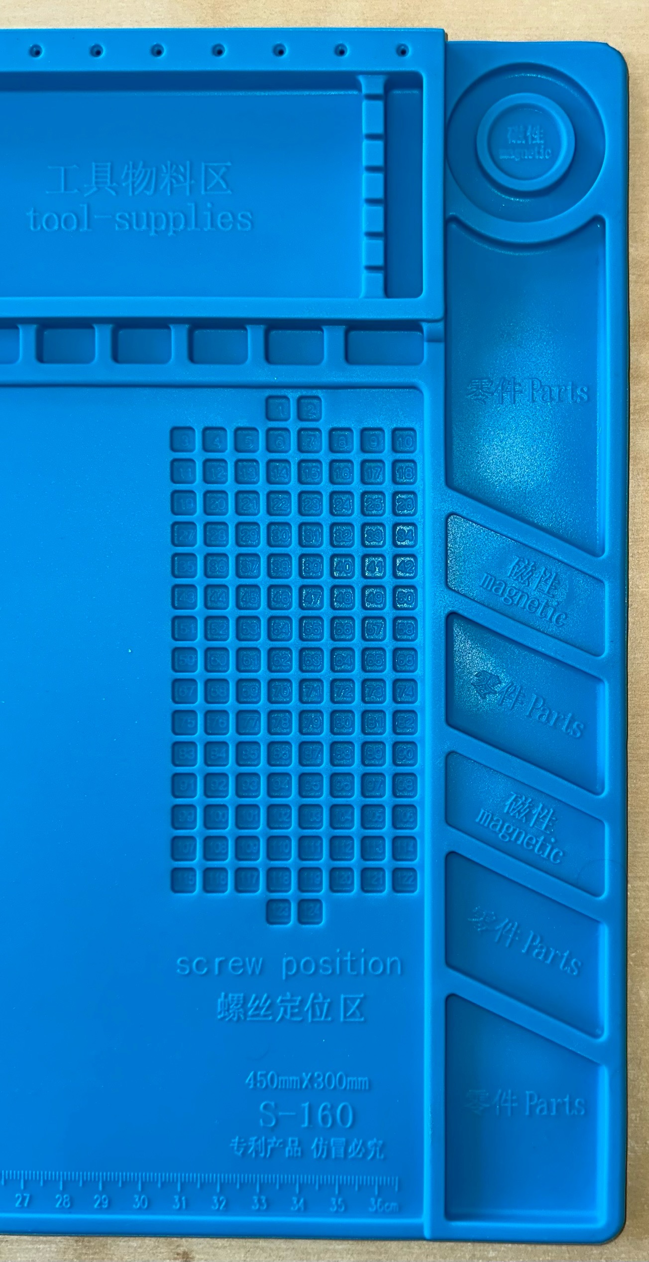 Pracovní silikonová podložka