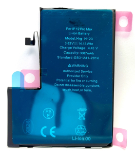 Baterie pro iPhone 12 Pro Max - Li-Ion - 3687 mAh - neoriginální