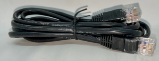 Kabel UTP 160 cm RJ45 4 pin černý